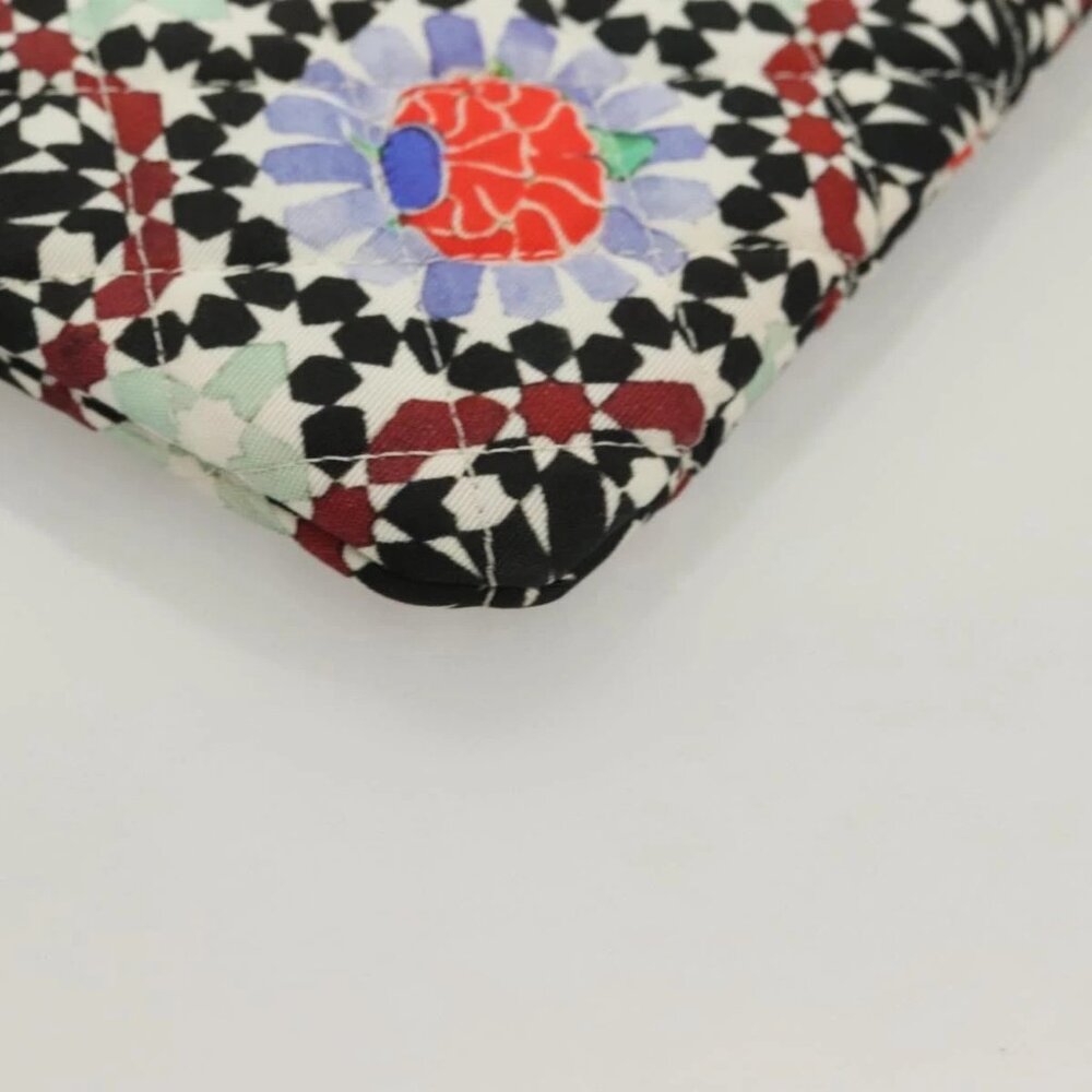 CHANEL Matelasse COCO Mark Pouch Nylon Multicolor CC Auth 129976V - Picture 15 of 16